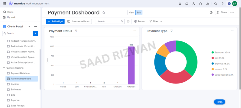 Monday Pricing Dashboard